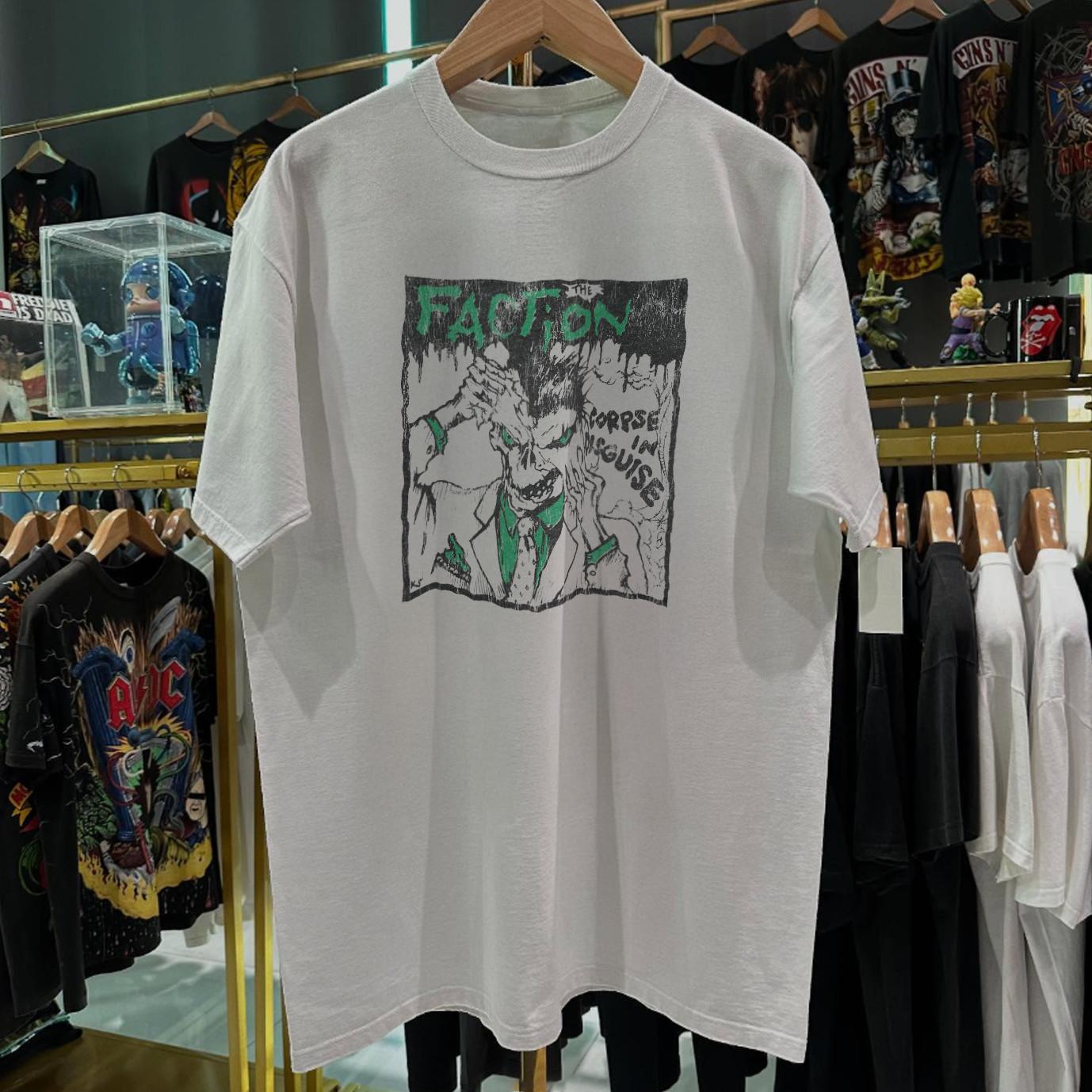 1984 The Faction Corpse In Disguise Rare T-Shirt White S 2XL