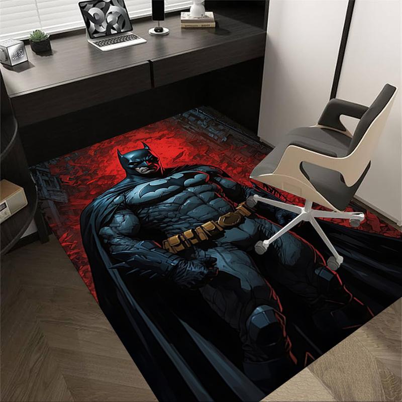 

1pc Batman noinput Gotham Carpet, for Home & Office Decor, Desk Chair Carpet, Festive Gift,Conference Room CarpetL1047 60cm by 90cm