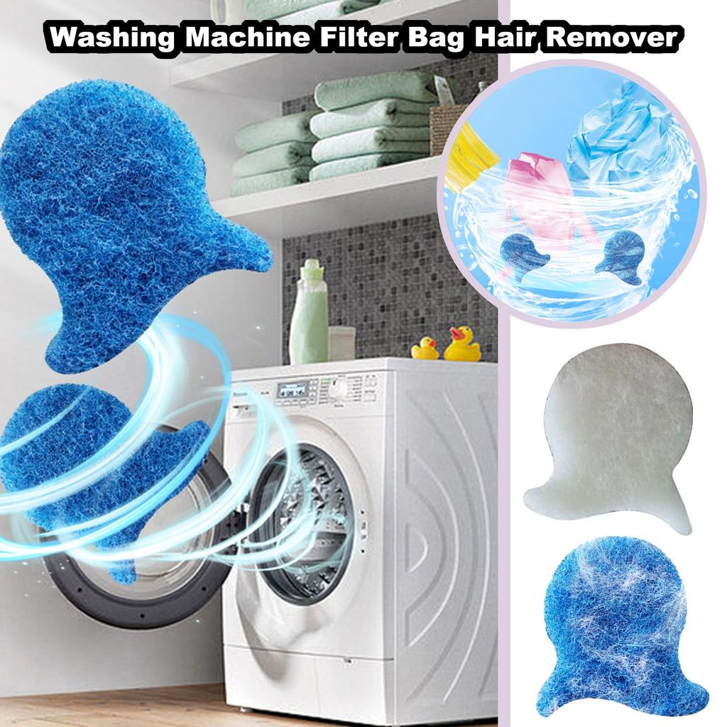 Washing Machine Filter Bag Hair Remover, Household Hair Removal And Hair Suction Sticky Hair Cleaning Filter
