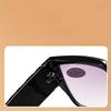 Personalized Square Frame Reading Glasses Wide Leg Diamond Shape Sunglasses Anti Blue Light Presbyopia Oversized Frame Eyewear