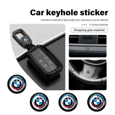 8/12/20pcs Car Door Keyhole Stickers Protector Lock Core Decal For X3 X5 M5 M3 E46 E90 E60 F10 E39 F30 E36 G30 E87 E70