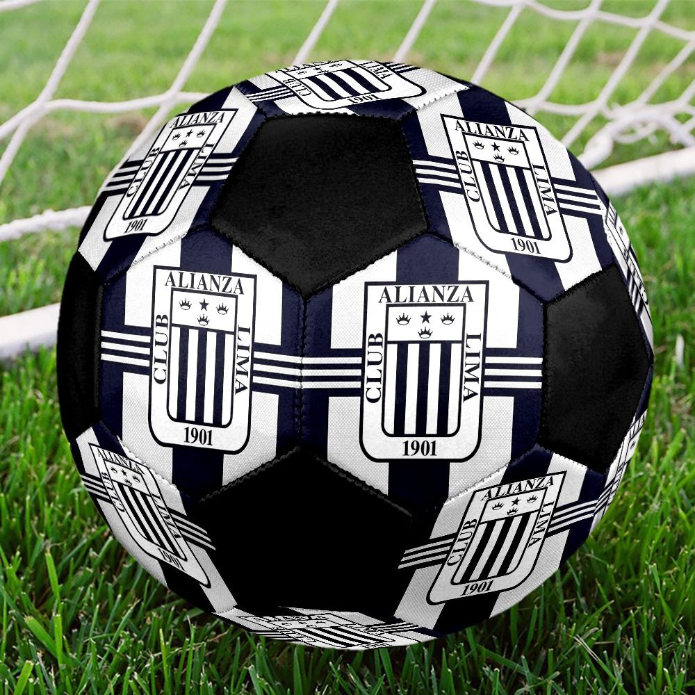 Club Alianza Lima Soccer Ball Colorful All Ages Machine Stitched PVC Competition Ready Durable High-Bounce.SIZE5