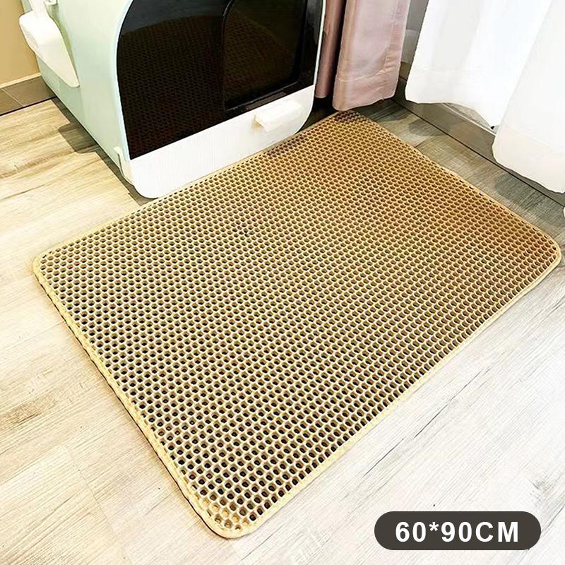 Cat Litter Mat Heavy Duty 2 Layer Waterproof Washable Non Slip Floor Protector for Home Pet Area