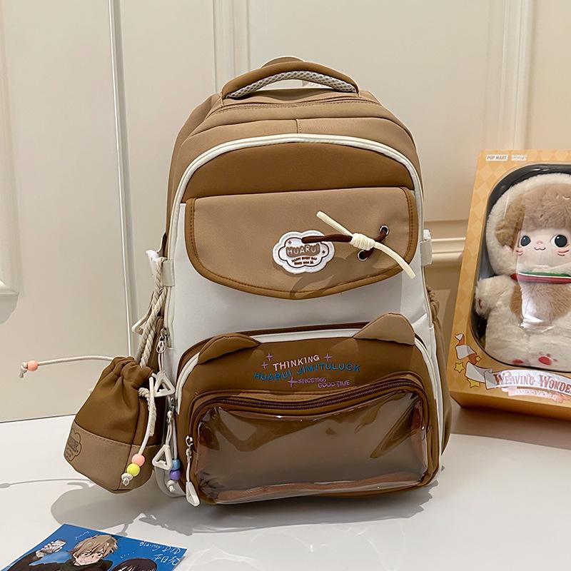 Dopamine Pain Pack Backpack New Large Capacity Backpack Cute Junior High School Student Female Backpack
