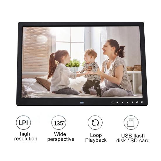 Clarity Digital Photo Frame Album electronic Picture Display Video Player