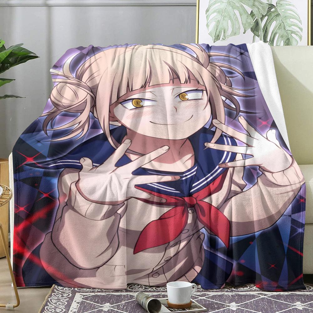 My Hero A-Academia Anime Throw Soft Flannel Throw Summer AC Blanket Lightweight Cool Nap Blanket for Sofa Bed Couch Travel