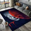 Horror Movie Chucky Pennywise Halloween Saw Character Carpet Rug for Living Room Bedroom Home Sofa Decoration,Non-slip Floor Mat