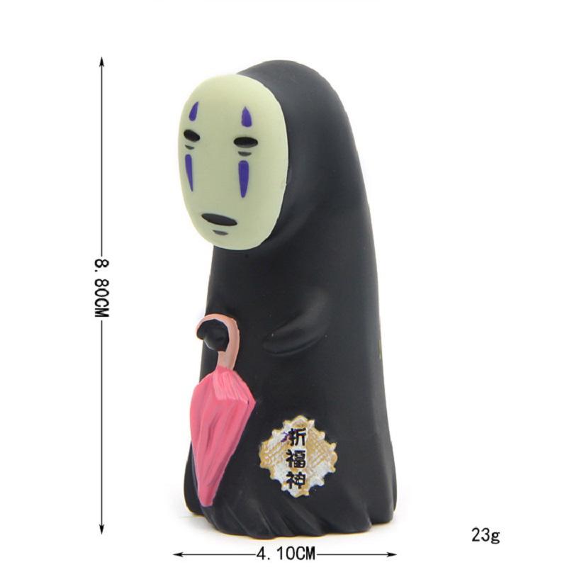 Anime Chihiro Spirited Away Cake Decoration No Face Faceless Man Action Figures With Premium Quality Resin