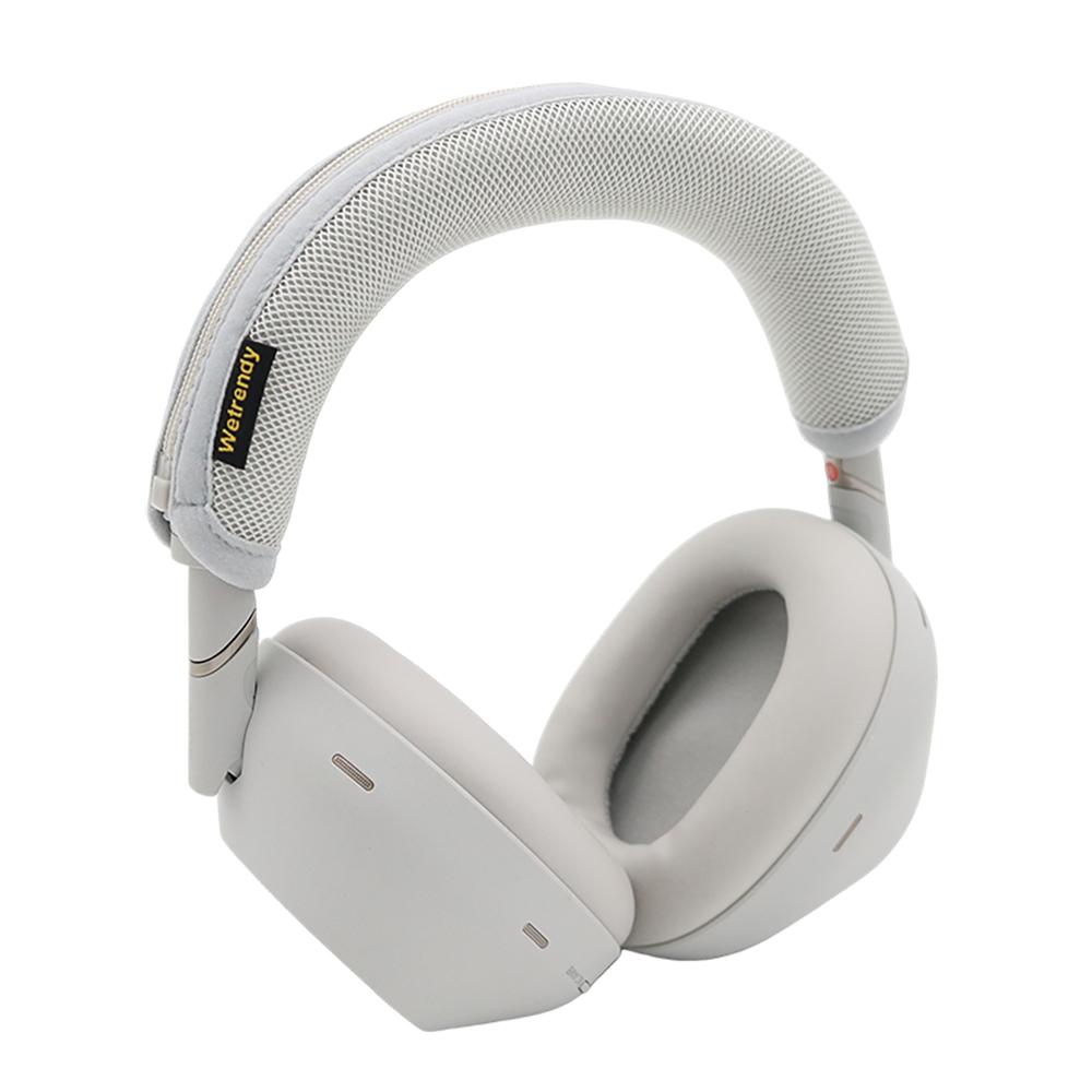 YAYINCC Kopfbügelabdeckung für SONY WH-1000XM6 Kopfhörer Reißverschluss gestrickter Stoff Kopfbügel Schutzabdeckung Fortgeschrittenes Gefühl