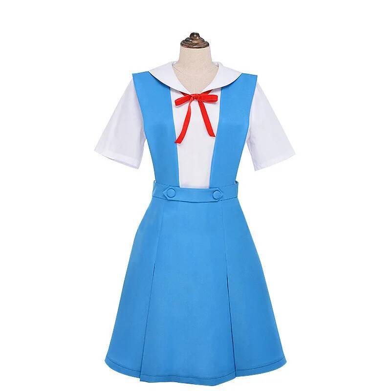 Century Warrior Cosplay Costume Ayanami Rei Asuka Misato JK Uniform Dress Cosplay Anime Costume S