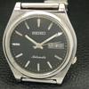 AUTOMATIC 7009A VINTAGE SEIKO JAPAN MENS BLACK COLOR DIAL WATCH A701660-5 R206c-a701660