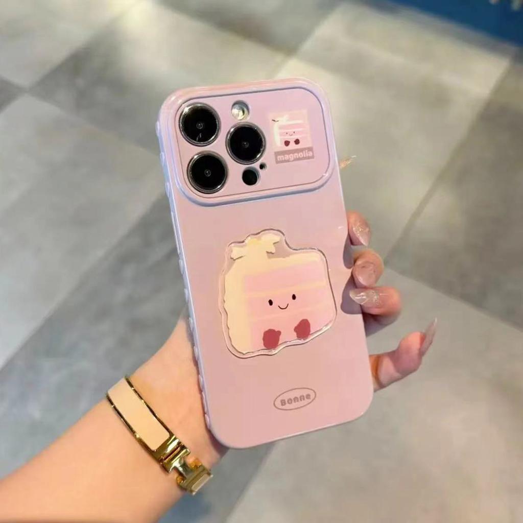 Color cake label sticker for Apple 11promax mobile phone case bubble heart 11 Huawei pura11 Xiaomi