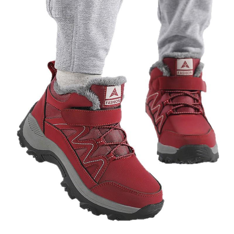 Neue Winter-Baumwollschuhe Paarschuhe High-Top Schneestiefel Warme rutschfeste Stiefel Langer Schaft