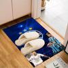 Fc 1903 Emblem Printed Office Carpet Chair Cushion  Entryway Rug, Rugs for Living Room, Bedroom Christmas gifts