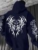 Modern Kids Hip Hop Sports Sweatshirt, striking black art printing, nice loose fit for boys girls sports casual