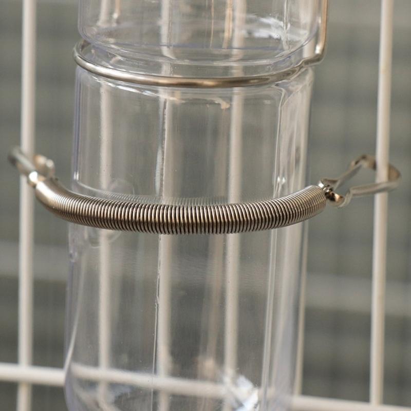 5lots Rabbits Cage Bottles Spring Clip Water Bottles Brackets Replacement Spring for Small Pet Cages