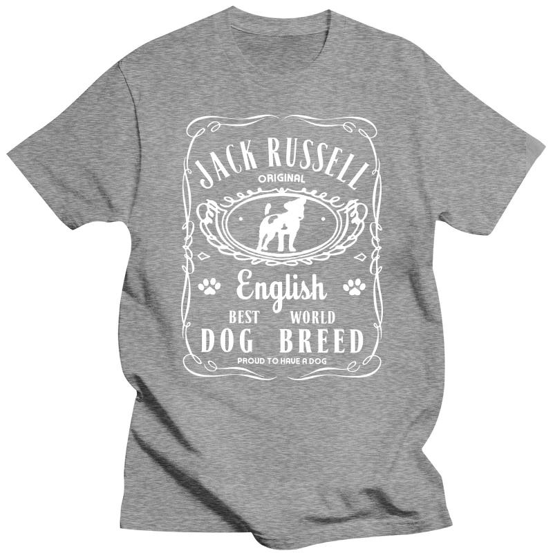 Tricouri Vintage Câine Jack Russell Terrier Bumbac Streetwear Mânecă Scurtă Cadouri de Ziua de Naștere Tricou Stil de Vară Îmbrăcăminte pentru Bărbați