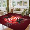 Sunderland Design Crystal Velvet Rug Soft Decorative Mat for Bedroom Entrance