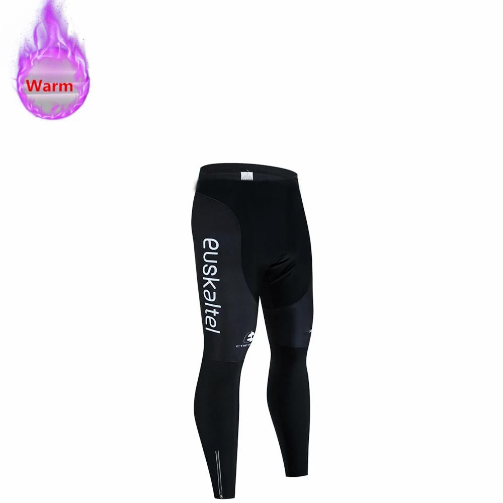 

EUSKADI Team Winter Thermal Fleece Cycling Jersey Set Racing Bike Suit Mountian Bicycle Clothing Ropa Maillot Ciclismo Hombre 4XL