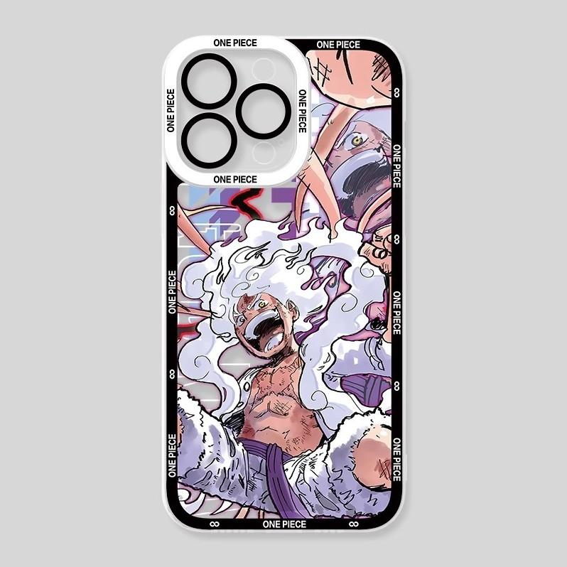 

New Anime Gear 5 L-Luffys Phone Case For Samsung S26 S25 S24 S23 S22 S21 S20 Note20 Note10 Plus Ultra Lite Edge 5G Clear Cover Samsung S20 FE