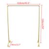 110cm Coat Rack Iron Industrial Clothing Rack Pipe Garment Display Stand Clothes Rack Organizer for Home Stores Office