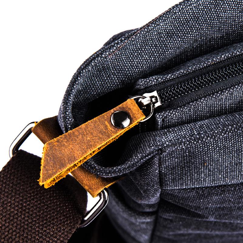 Canvas Crossbody Unisex Travel Tote & Messenger Bag