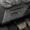 Carbon Fiber Car Accessories Driver Dashboard Storage Decorative Modified Interior Cover Sticker For Maserati Ghibli 2014-2015