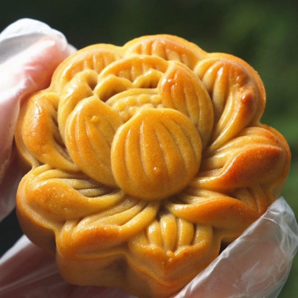 Lotus Flower Pastry Tools Cake Making Cookie Mold Baking Accessories Food Mold Mooncake Mould