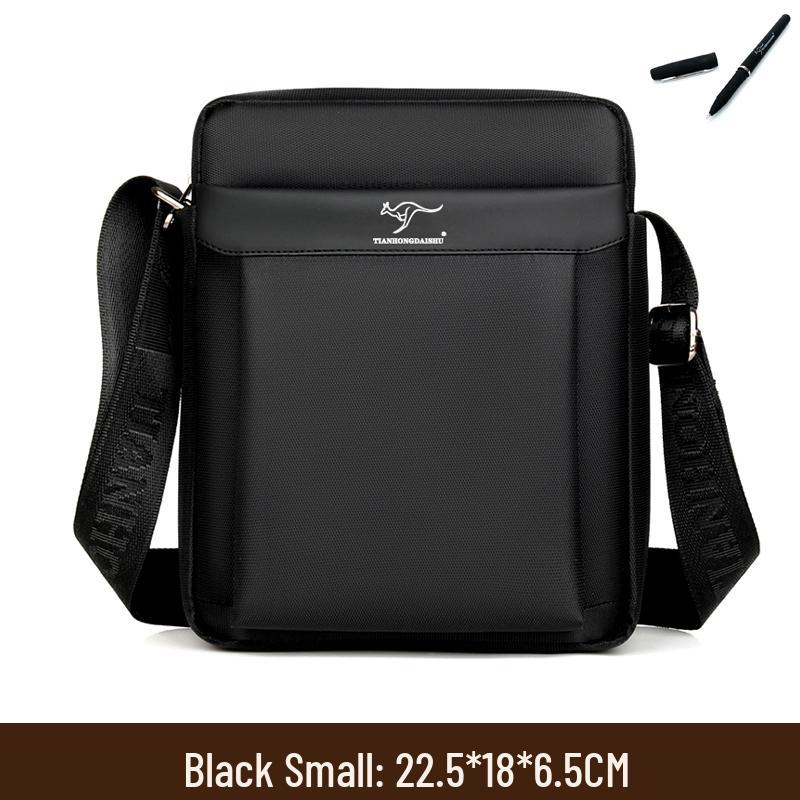 Men's Single Shoulder Crossbody Canvas Bag, New 2025 Oxford Commuting Backpack, Compact Personal Portable Bag