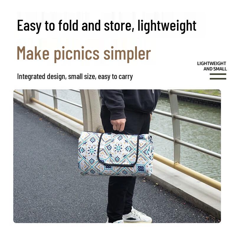 Bohemian Outdoor Picnic & Flying Chess Game Mat