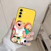 F-Family Funny Guy Phone Case For Samsung Galaxy A73,A72,A71,A70,A53,A52,A51,Others Soft Black Cover