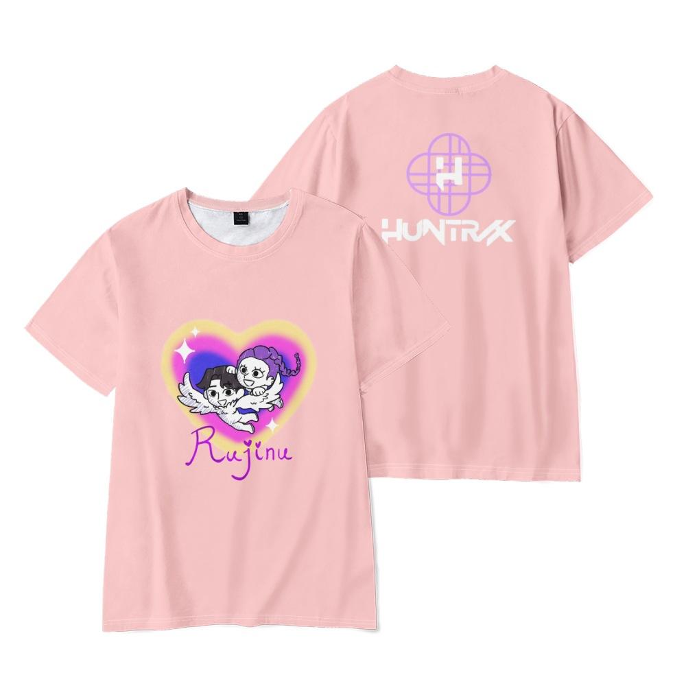 10 barev Vtipné KPop Lovci démonů Kreslené tričko Cool Pánské tričko s kulatým výstřihem Ležérní Unisex Streetwear Anime Módní tričko