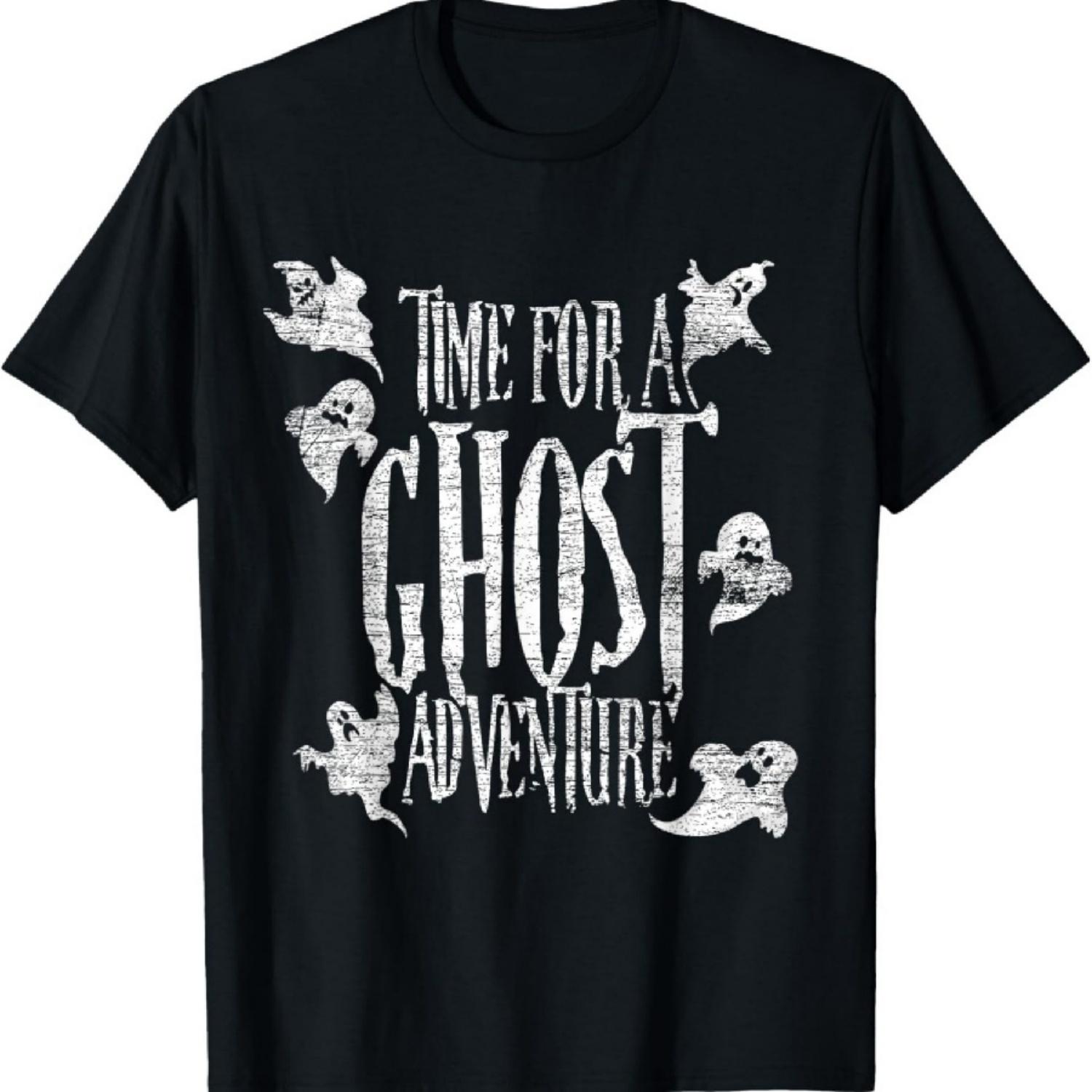 

Time For A Ghost Adventure Ghost T-Shirt XXXXXL чорний
