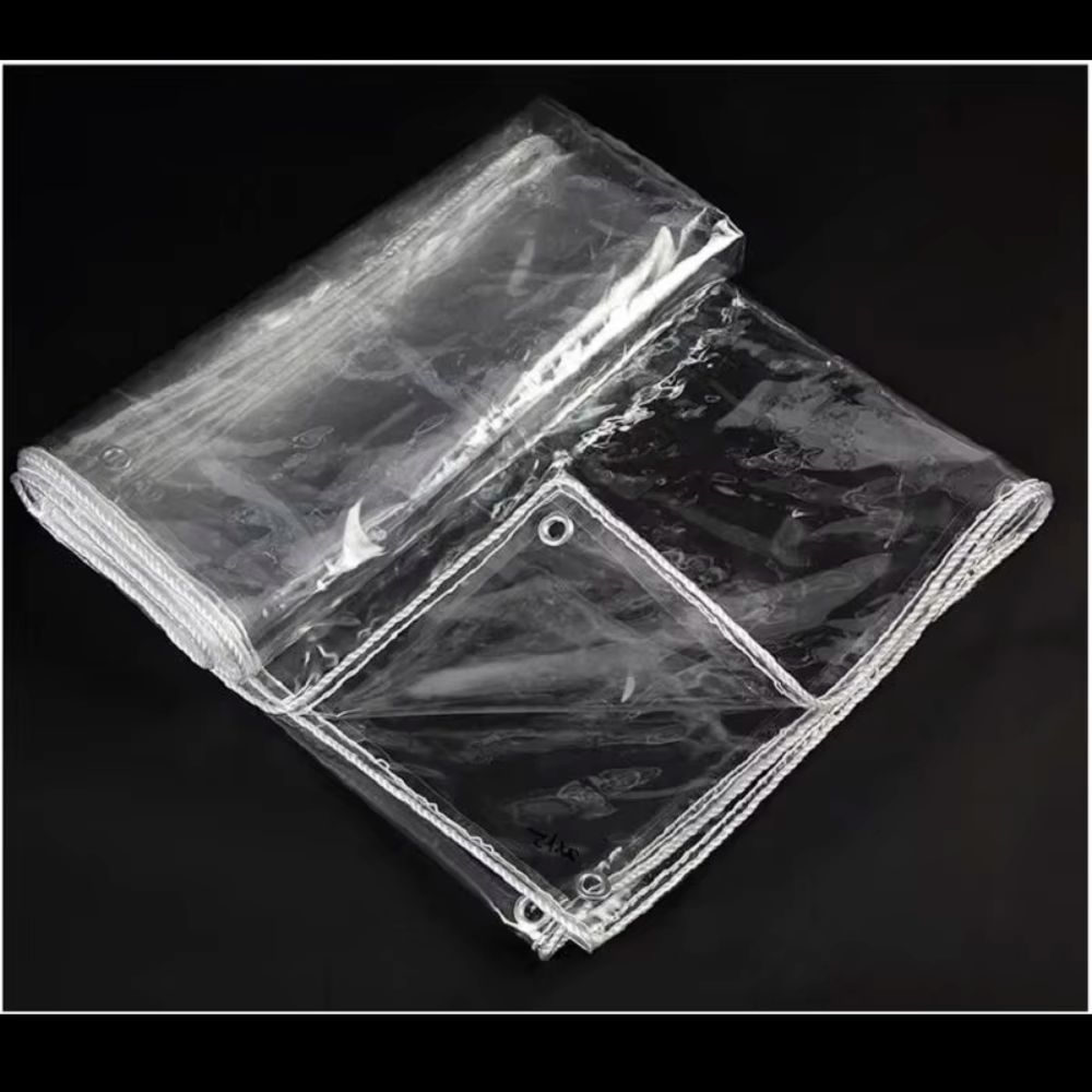Snowproof Waterproof Tarpaulin Dust-proof Rainproof Cloth Transparent Rain Cover Porch Awnings
