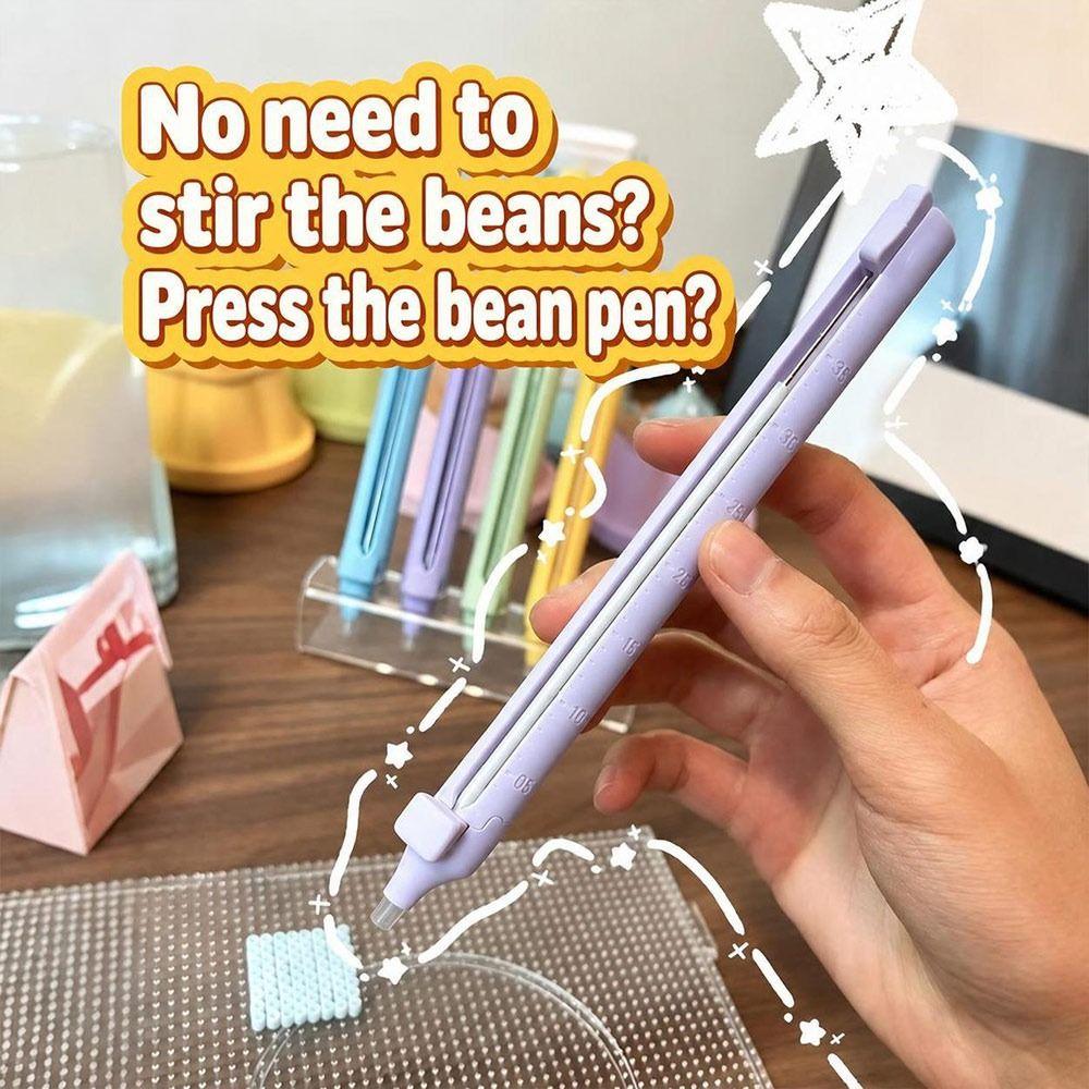 Automatic Dispensing Automatic Bean Pen Smooth Flow Bead Dispenser Tool Puzzle Crafting