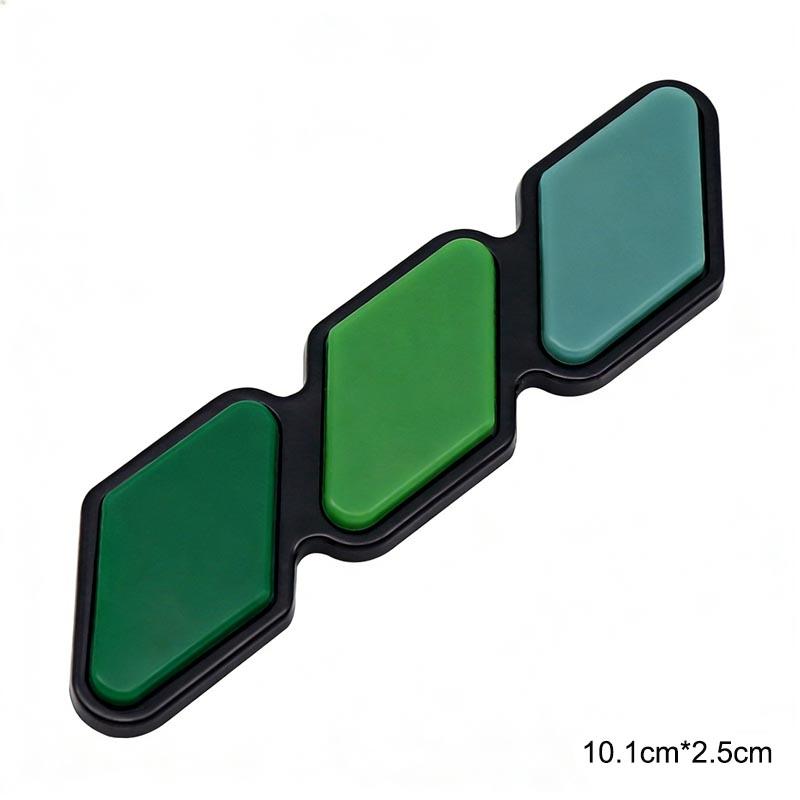 3D ABS Tri Color Decorative Sticker For Toyota Tundra Superb, Volkswagen Fiat Peugeot Grille Modification Accessories
