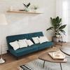 VidaXL 2-Seater Sofa Bed Blue Velvet 375731