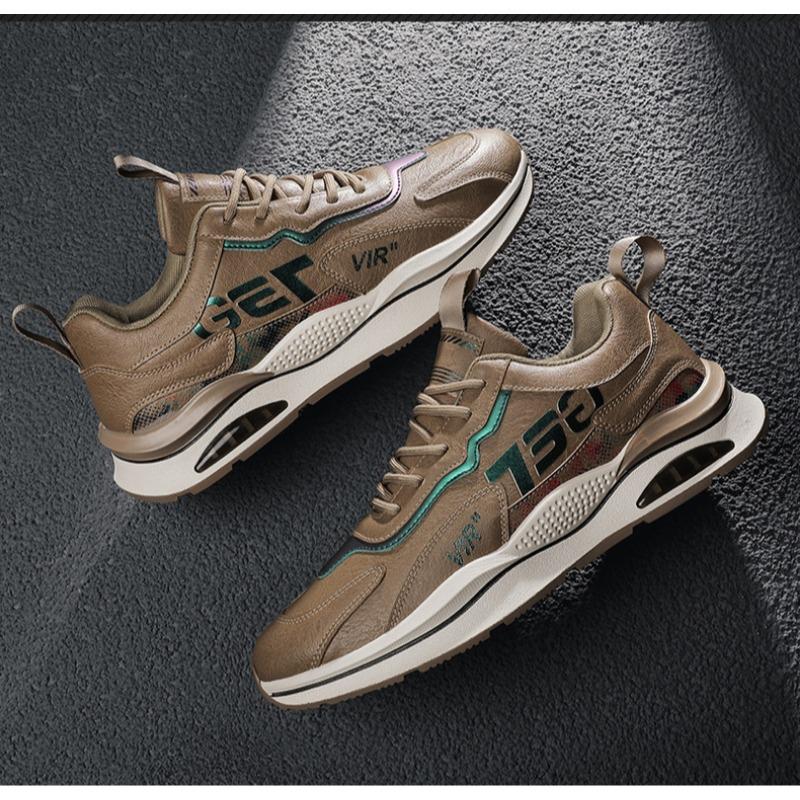 

Мужская обувь, мужские кожаные спортивные кроссовки, повседневная рабочая обувь для студентов 42 хаки