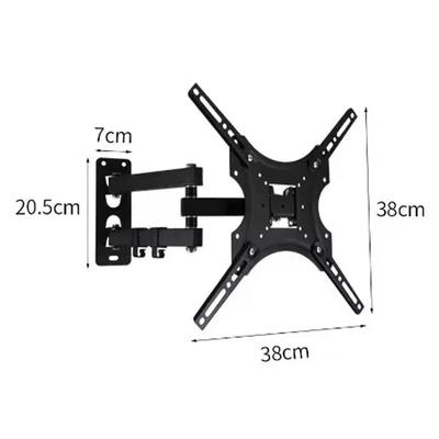 X400 TV/Monitor Wall Bracket 26" To 55" Black,Monitor