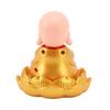 Small Monk Ornaments Plastic Solar Powered Little Monk Figurine Decoration for Car Dashboard Restaurant Hotel