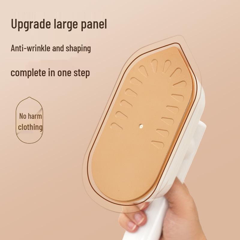 Compact Handheld Garment Steamer - Portable Electric Iron for Clothes, Dorm-Friendly with Precision Steam.