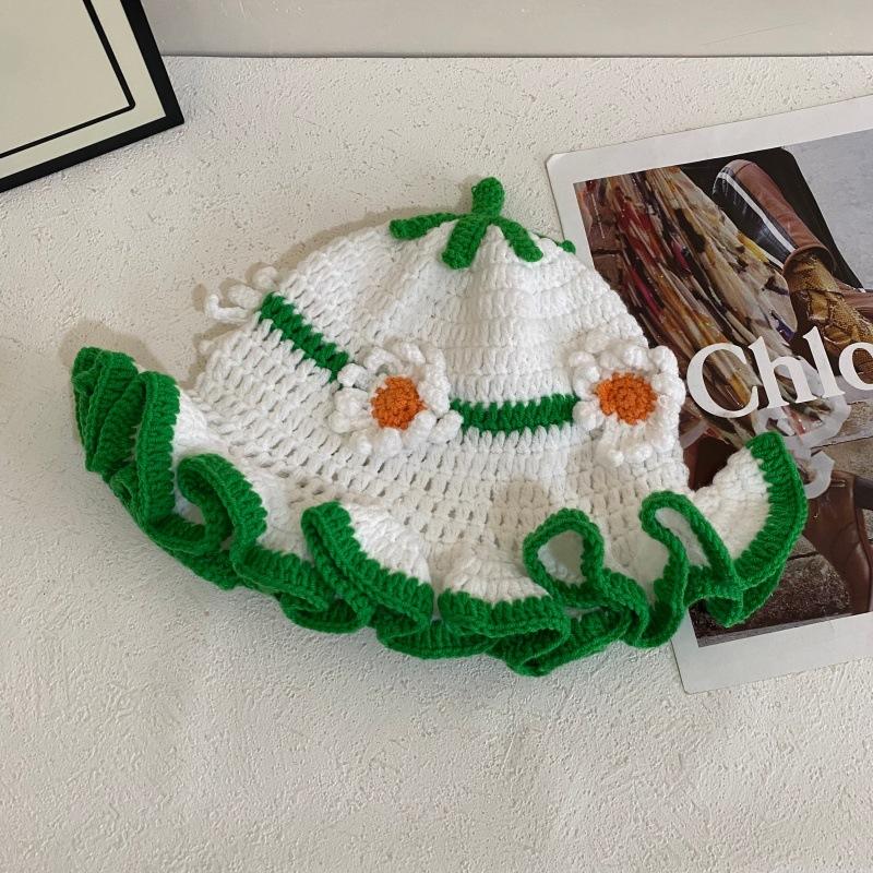 

JYL TS DIY Swallow Knit Hat Women Winter Blend Ear Protection Beanie Hat 1222Mao11656 солом яний