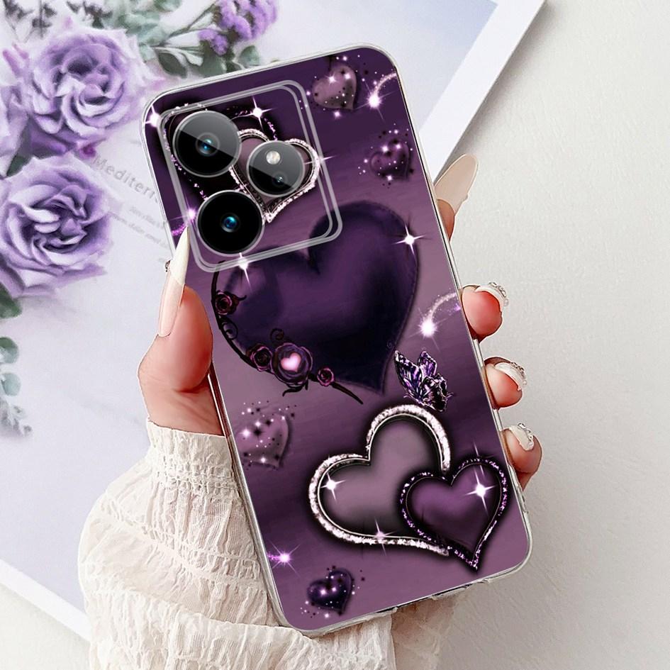 For Realme GT 7 7T Case 2025 Popular Flower Soft Clear Silicone TPU Protective Cover For Realme GT7 Pro RMX5011 Phone Case Shell