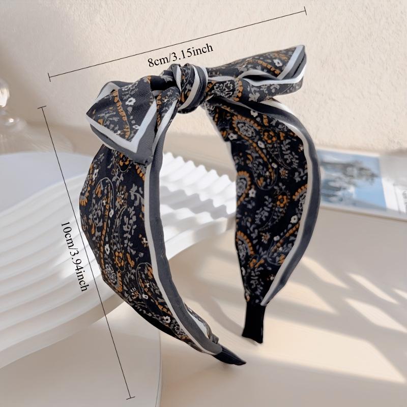 Fashion Printed Wide Headband for Women Cute Hair Accessories One Size