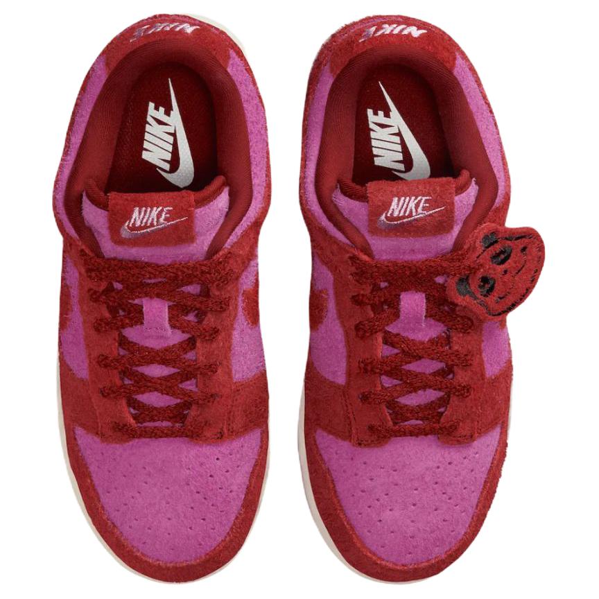 Nike  Dunk Low SE Panda-Monium Pack - Picante Red Unisex Sneakers Pink-Foam Sail Light-British-Tan IH7648-600