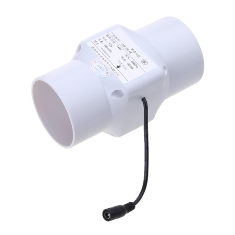 75mm Abluftventilator Heim Inline Rohrkanalventilator Für Badezimmer Abzug Belüftung Drehzahlregelnd Luftreiniger Ventilator