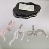 Elegant Keychain with Bowknot Pendant Phone Charm Simple Phone Lanyard Wrist Strap Hanging Keyring for Phone Case Bag