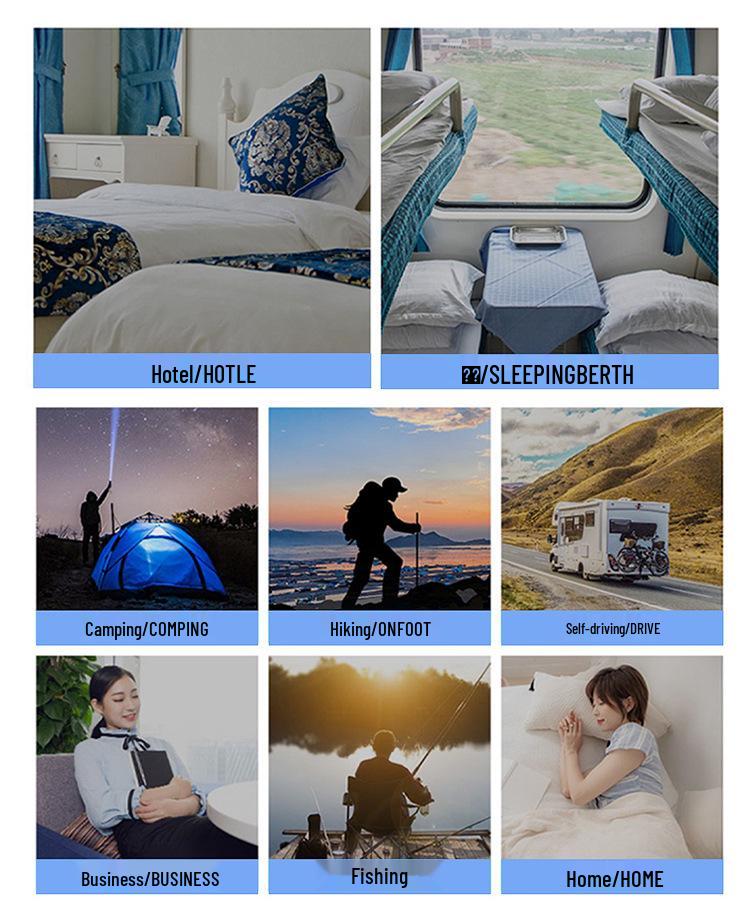 Rechargeable USB Heated Down Sleeping Bag - Cotton Warmth for Hiking & Camping