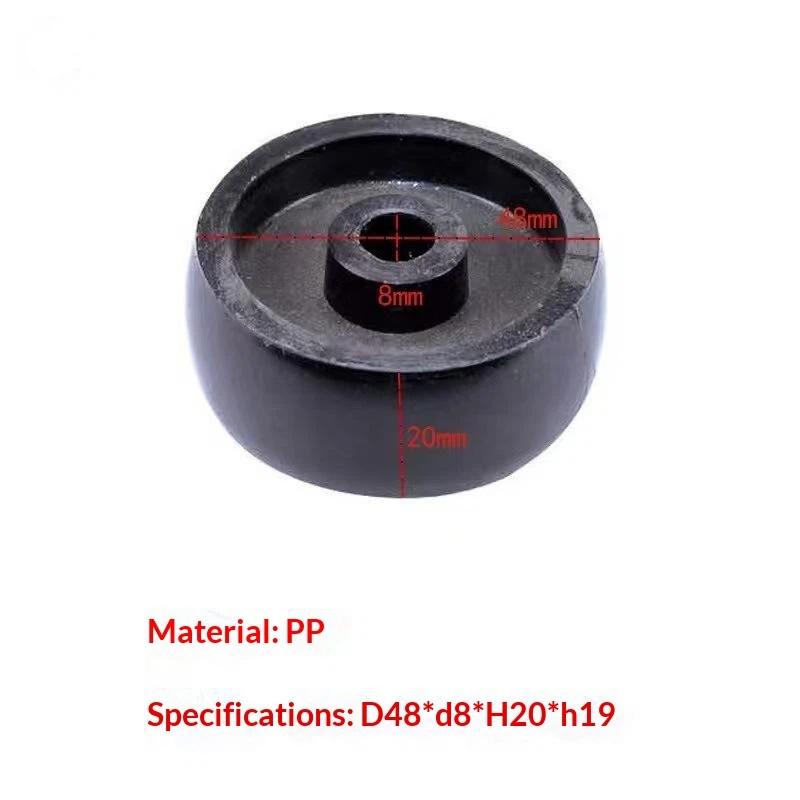 Treadmill Caster Wheel Smooth Moving PP Roller High Load Capacity For Home Gym Fitness Equipment Repair Replacement Part