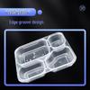 Premium 4-Compartment Disposable Meal Box